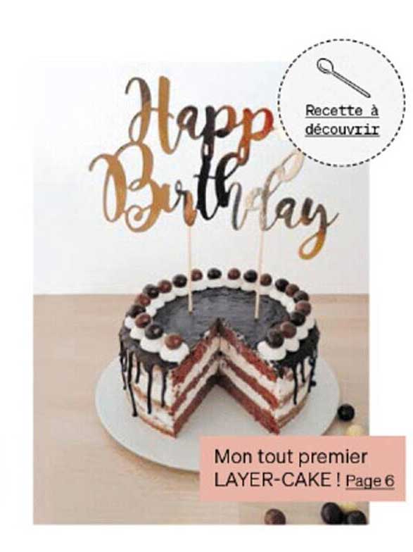 mon tout premier layer-cake!
