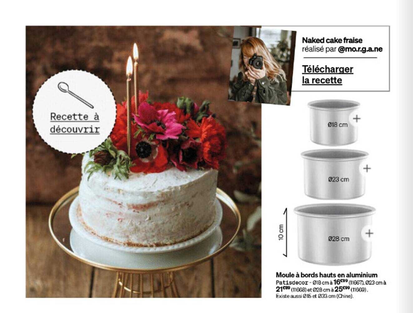 Moule à bords hauts en aluminium