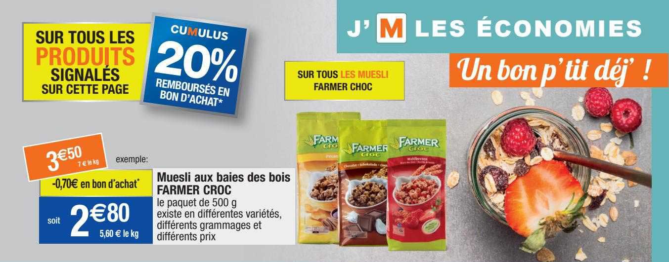Muesli Aux Baies Des Bois Farmer Croc