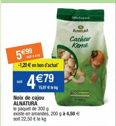 Noix De Cajou Alnatura