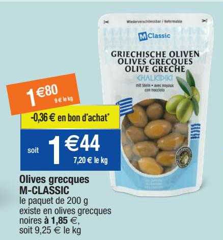 olives grecques m-classic