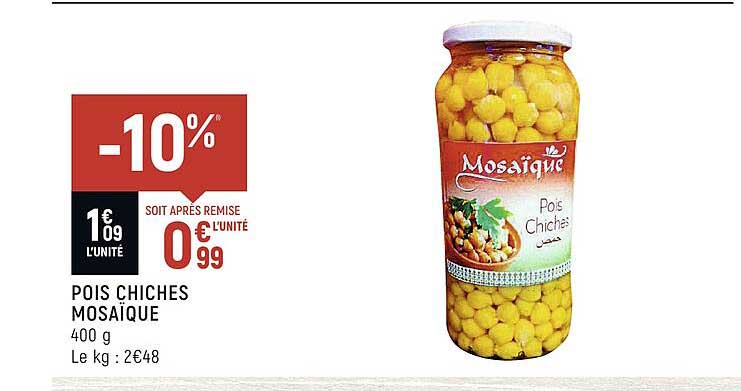 Pois Chiches Mosaïque