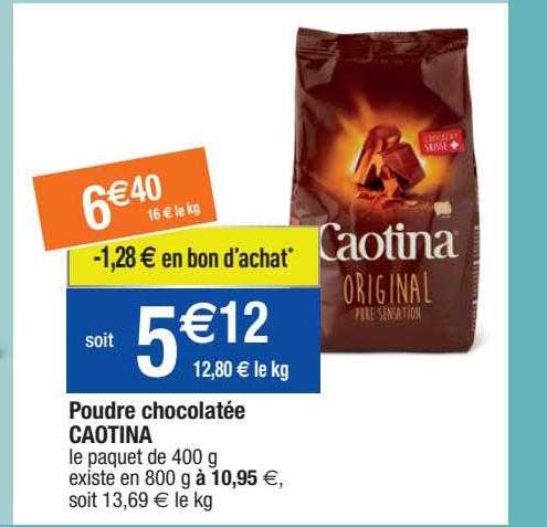 Poudre Chocolatée Caotina