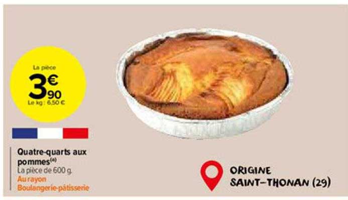 quatre-quarts aux pommes