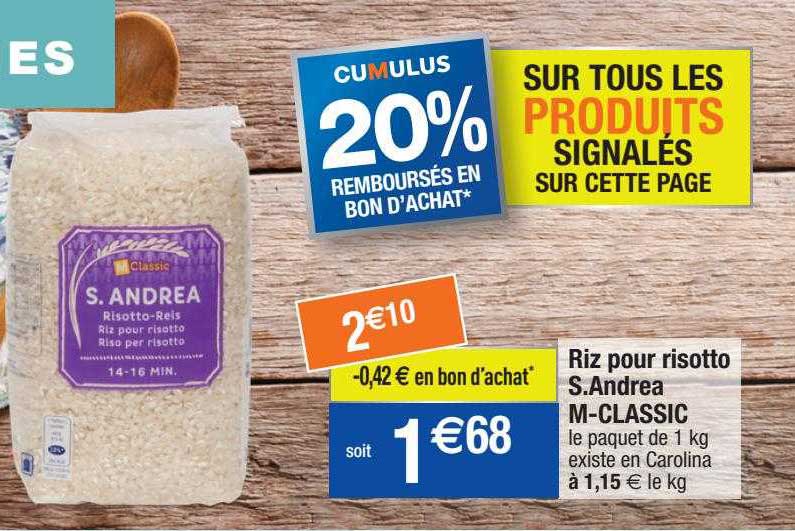 riz pour risotto s.andrea m-classic