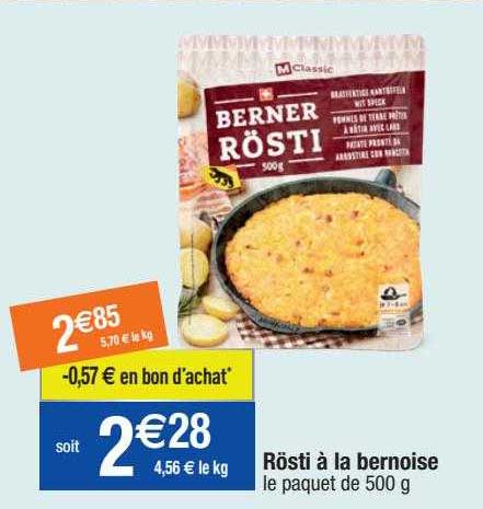 rösti à la bernoise