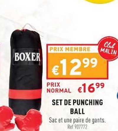 set de punching ball