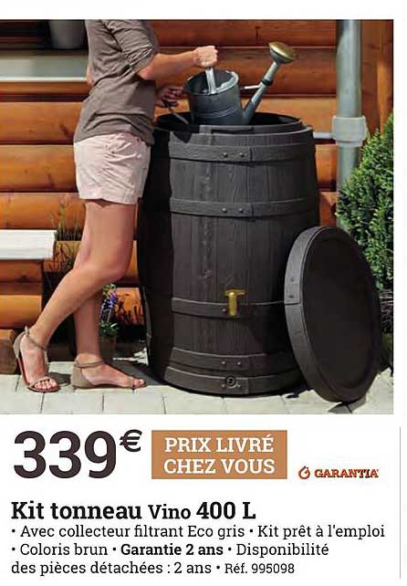 kit tonneau vino 400l