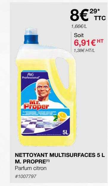 nettoyant multisurfaces 5l m. propre