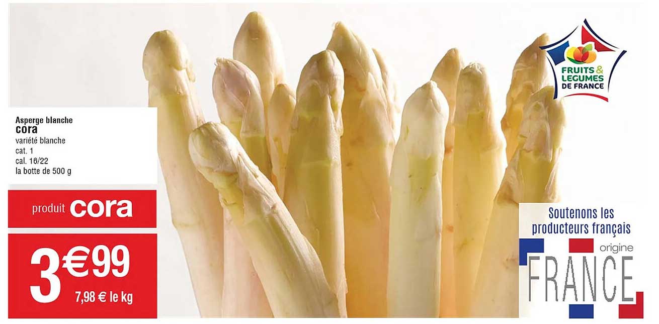 asperge blanche cora