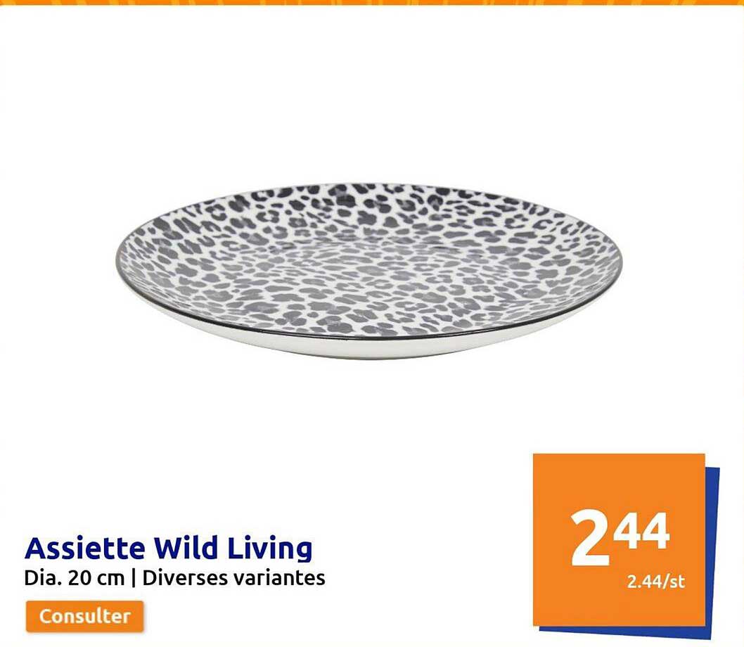 Assiette Wild Living