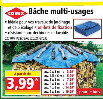 bâche multi-usages cogex