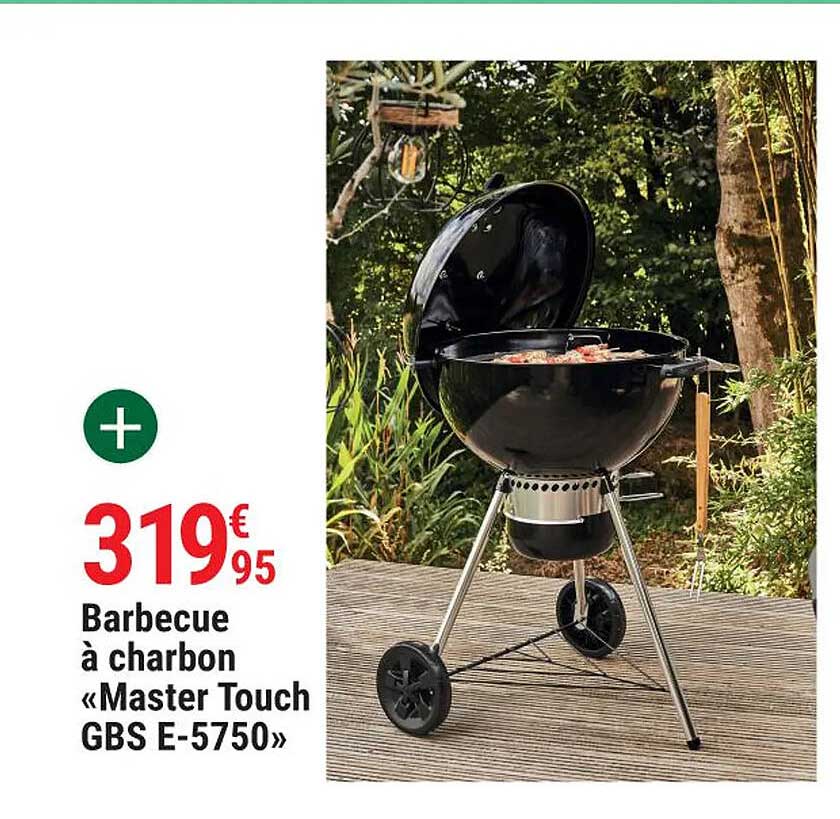 barbecue à charbon «master touch gbs e-5750»
