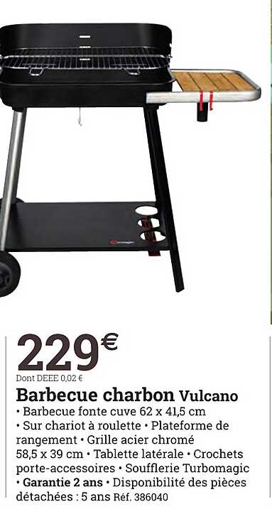 Barbecue Charbon Vulcano