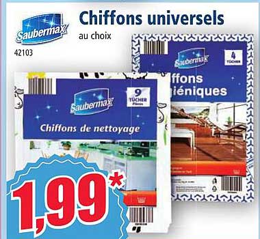 chiffons universels saubermax