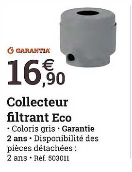 collecteur filtrant éco
