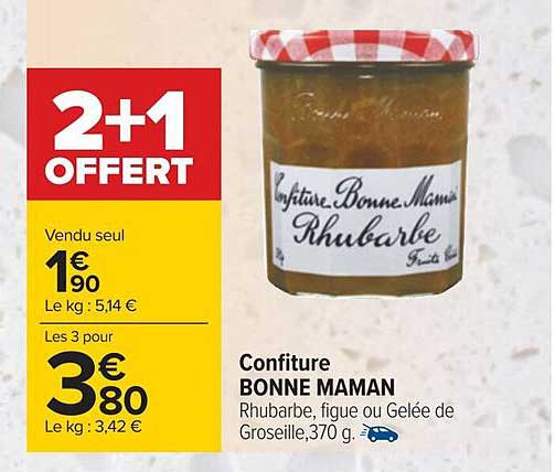 confiture bonne maman