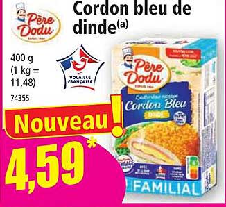 Cordon Bleu De Dinde Père Dodu