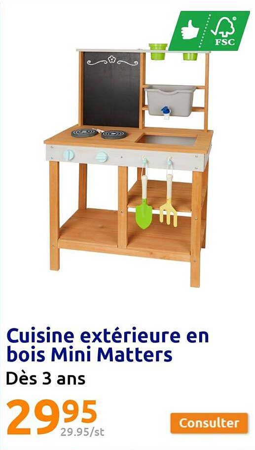 Cuisine Extérieure En Bois Mini Matters
