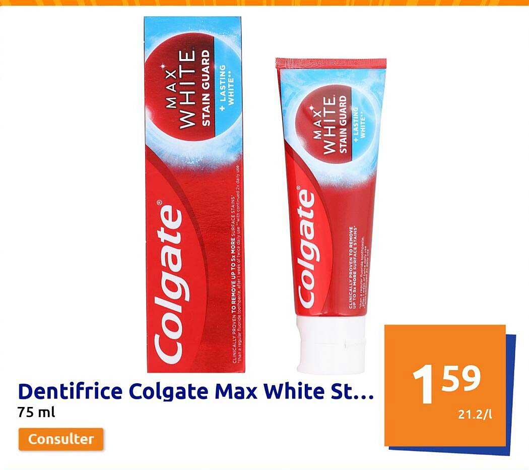 dentifrice colgate max white st...