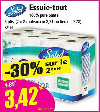 essuie-tout soled