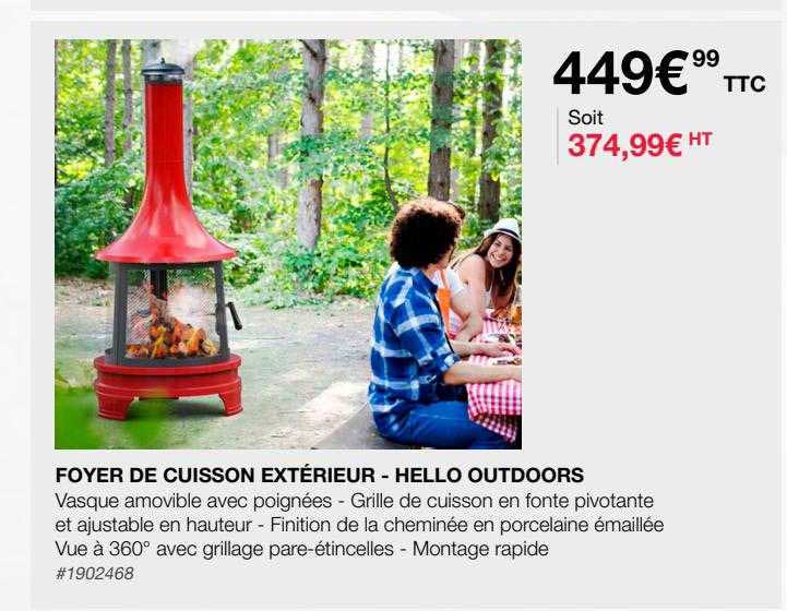 Foyer De Cuisson Extérieur - Hello Outdoors