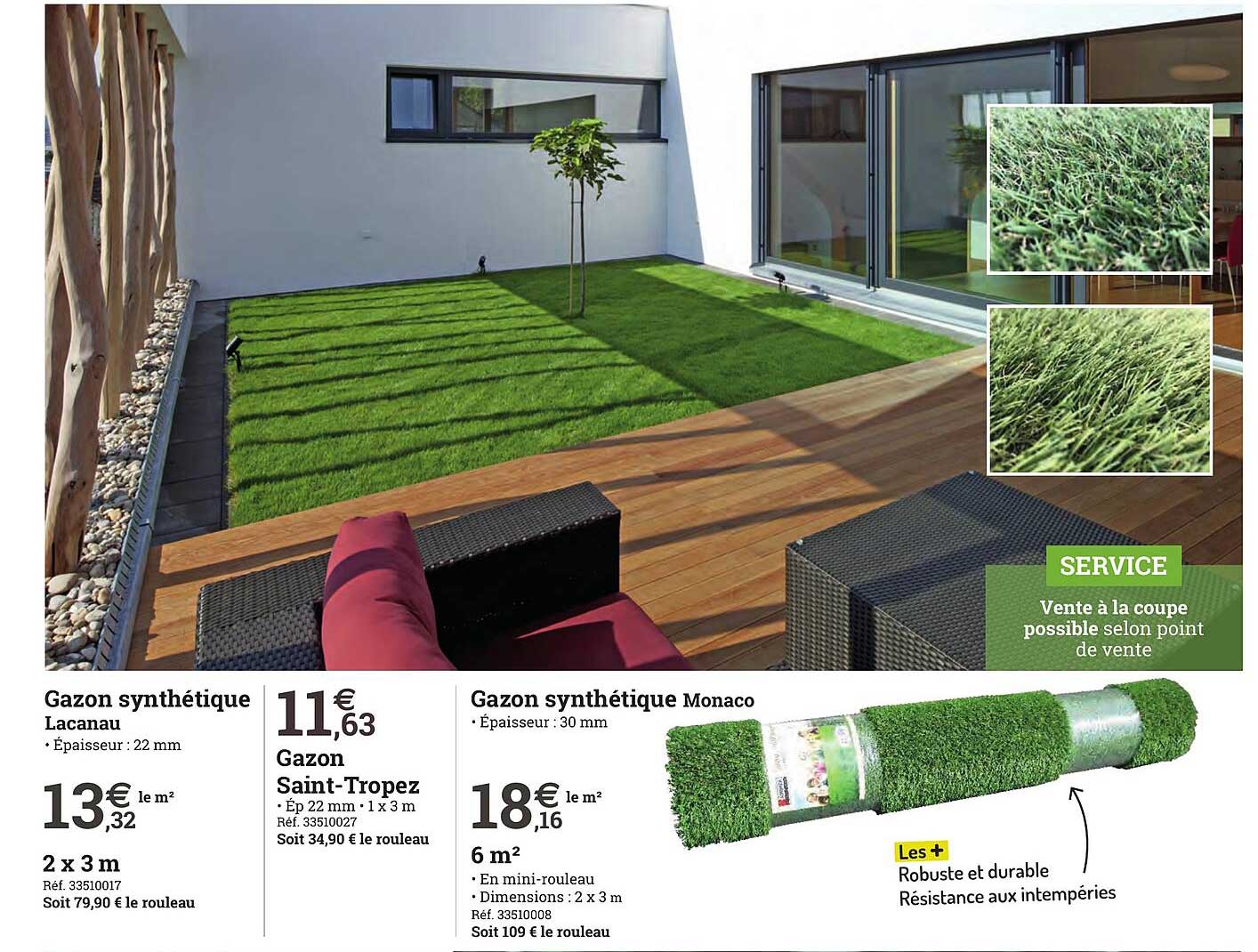 gazon synthétique lacanau, gazon saint-tropez, gazon synthétique monaco