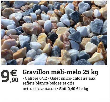 gravillon méli-mélo 25 kg