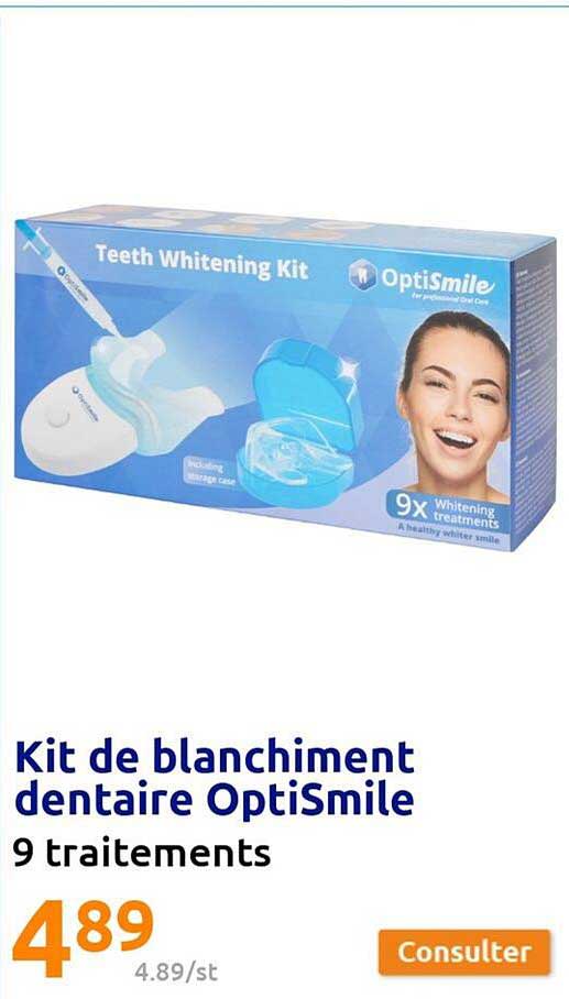 Kit De Blanchiment Dentaire OptiSmile