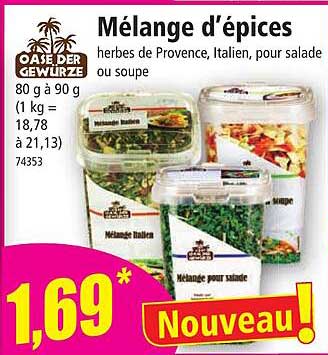 mélange d'épices oase.der gewürze