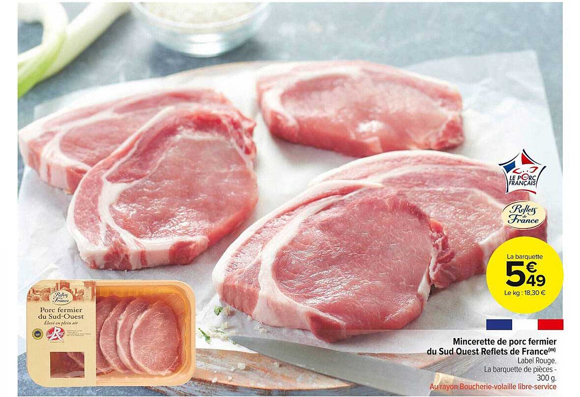 mincerette de porc fermier du sud ouest reflets de france
