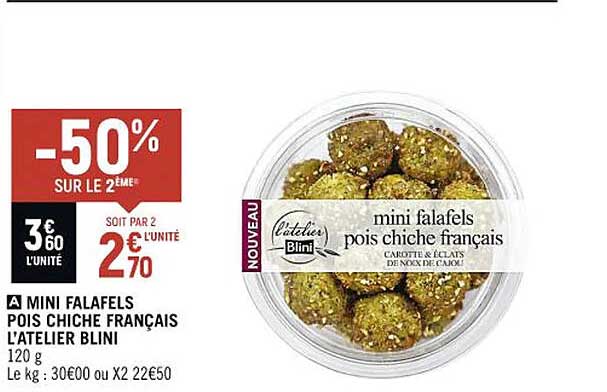 mini falafels pois chiche français l'atelier blini