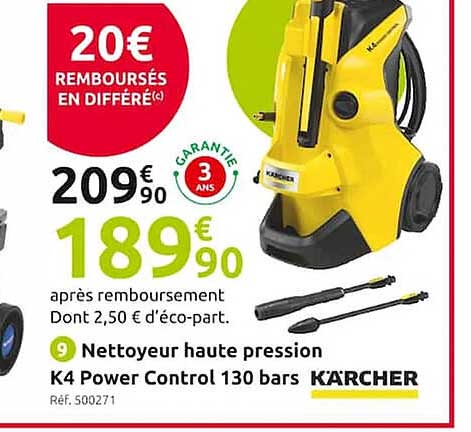 nettoyeur haute pression k4 power control 130 bars kärcher