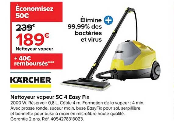 Nettoyeur Vapeur Sc 4 Easy Fix Kärcher