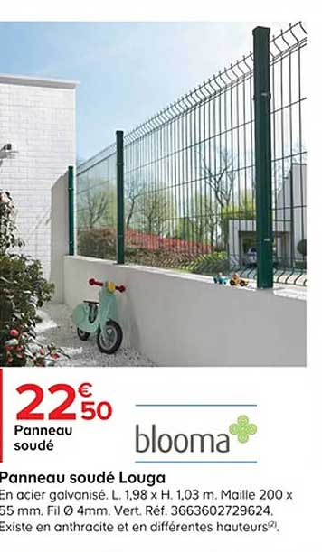 panneau soudé louga blooma