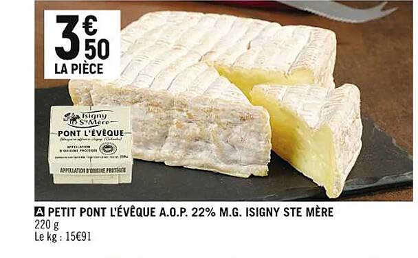 petit pont l'évêque a.op. 22% isigny ste mère