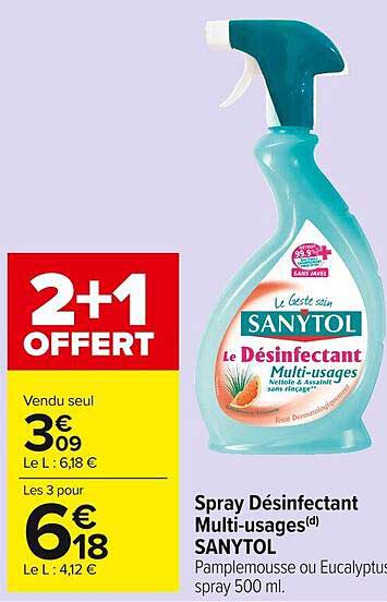 Spray Désinfectant Multi-usages Sanytol