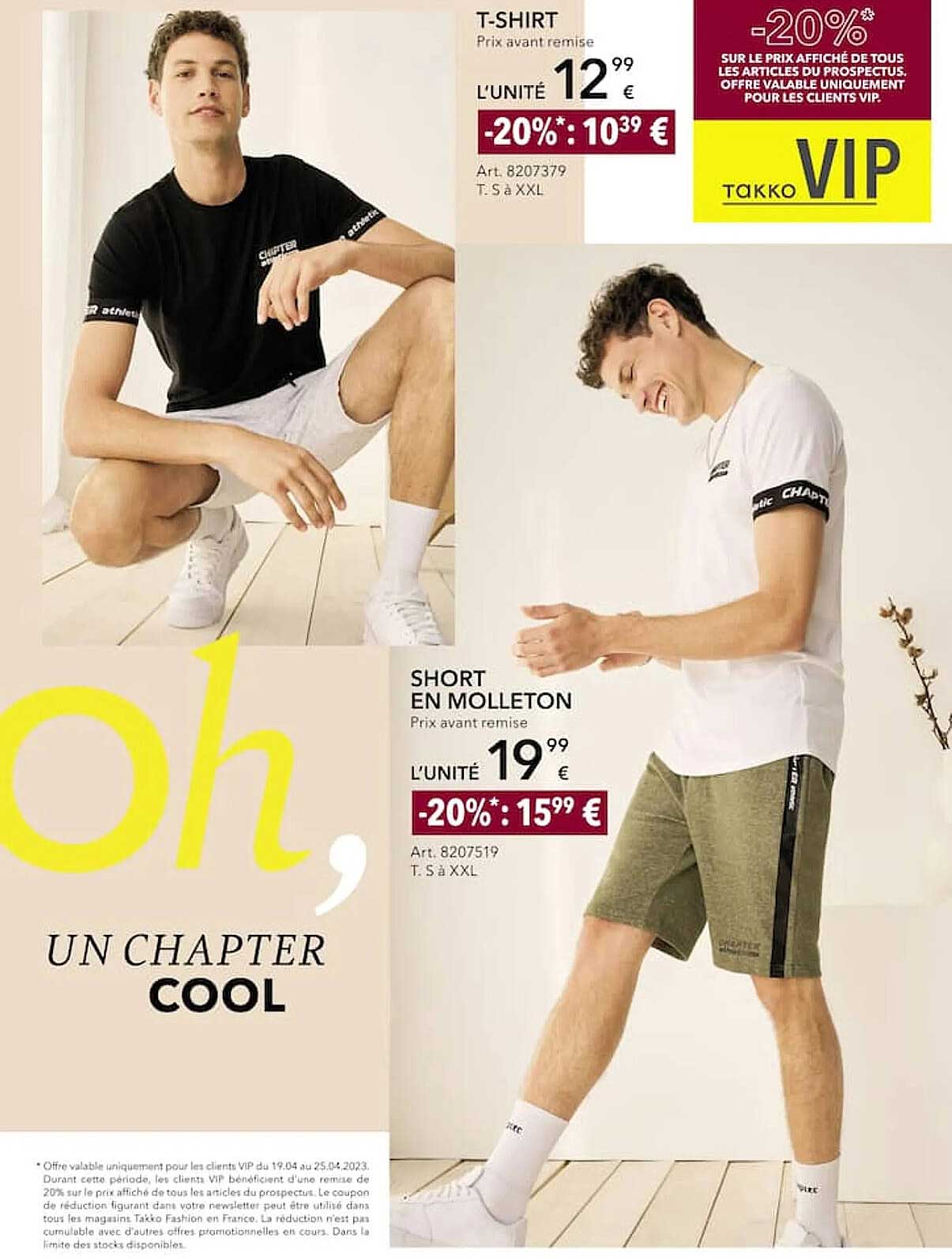 T-shirt, Short En Molleton