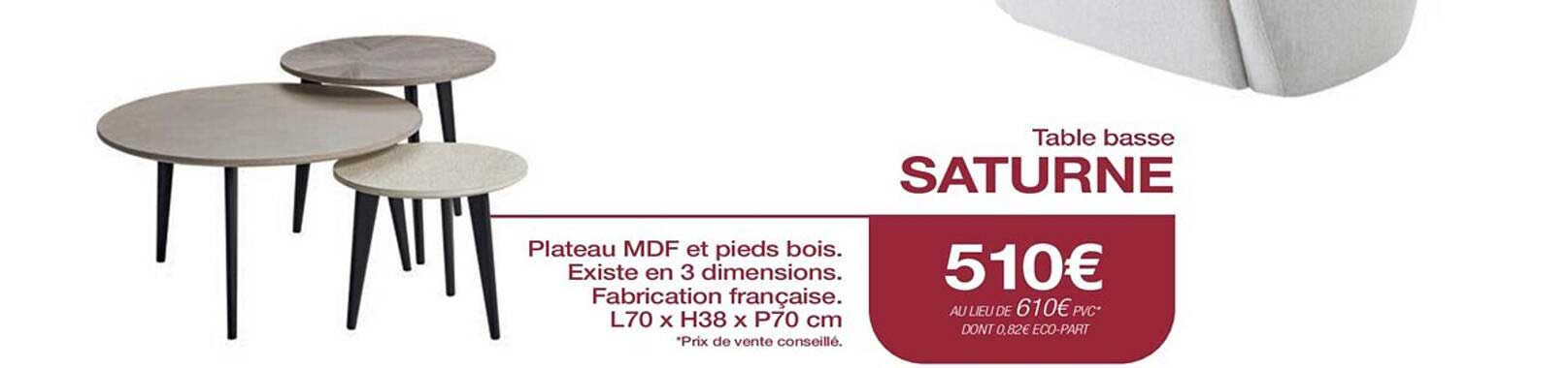 table basse saturne