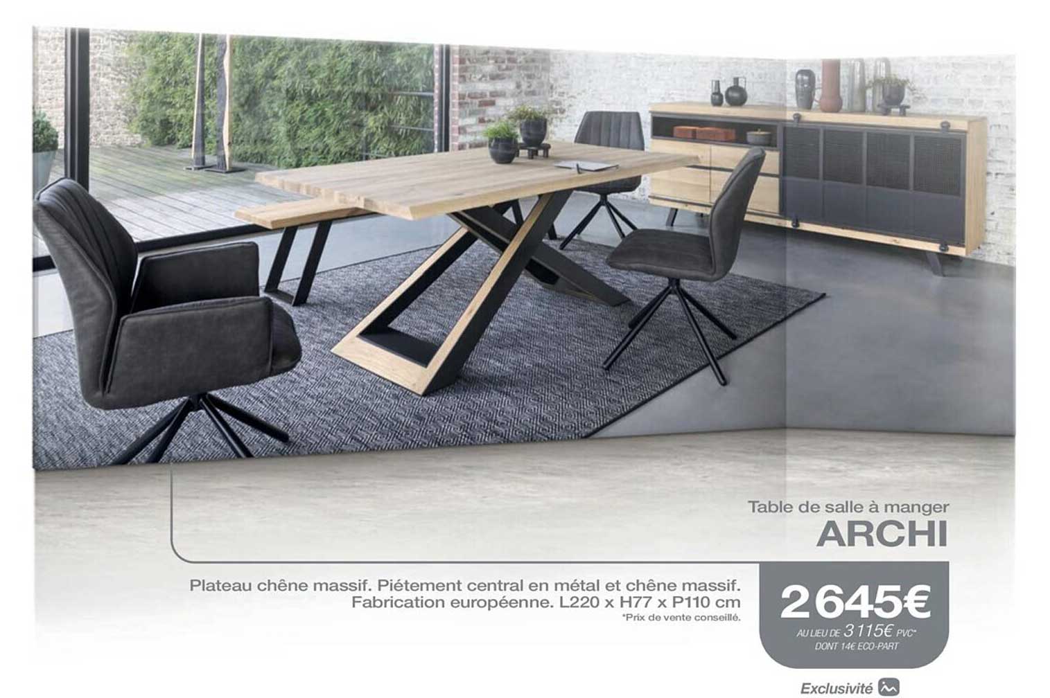 table de salle à manger archi