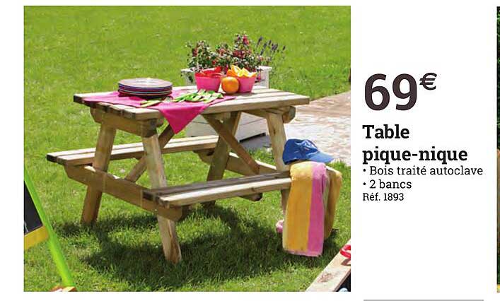 table pique-nique