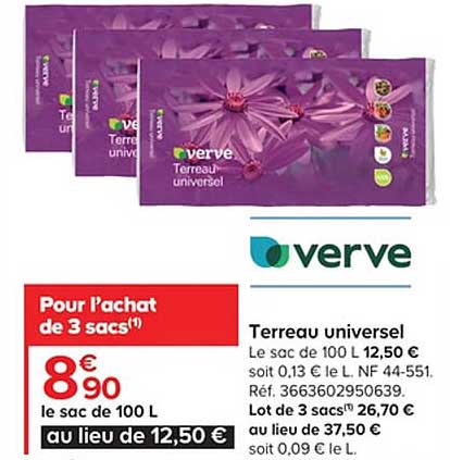 Terreau Universel Verve