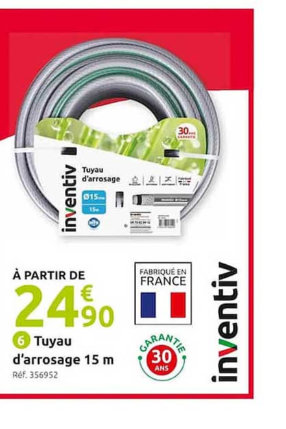 Tuyau D'arrosage 15 M Inventiv