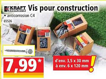 Vis Pour Construction Kraft Werkzeuge