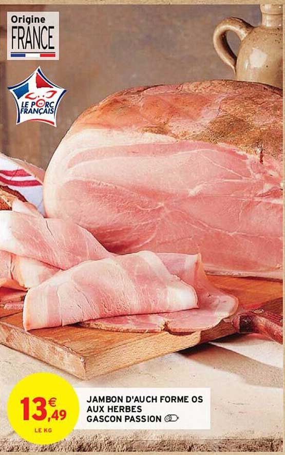 jambon d'auch forme os aux herbes gascon passion