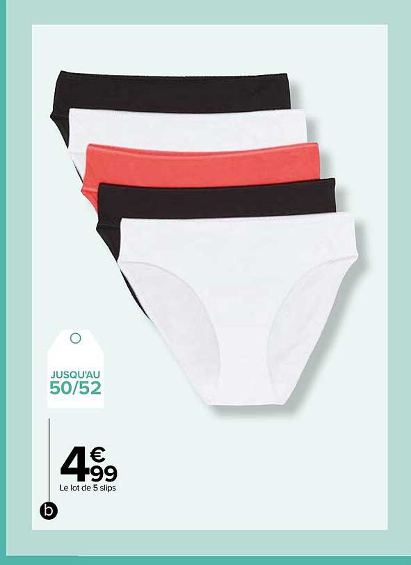 Le Lot De 5 Slips