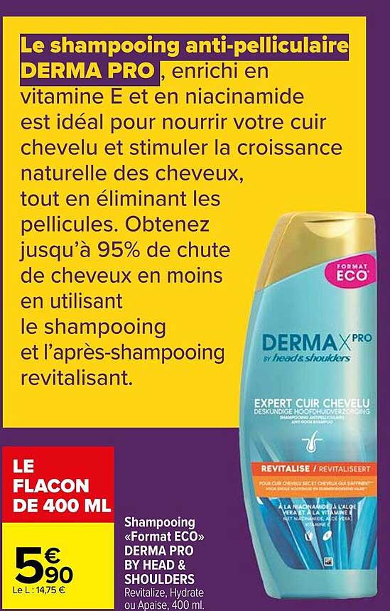 shampooing «format éco» derma pro by head & shoulders