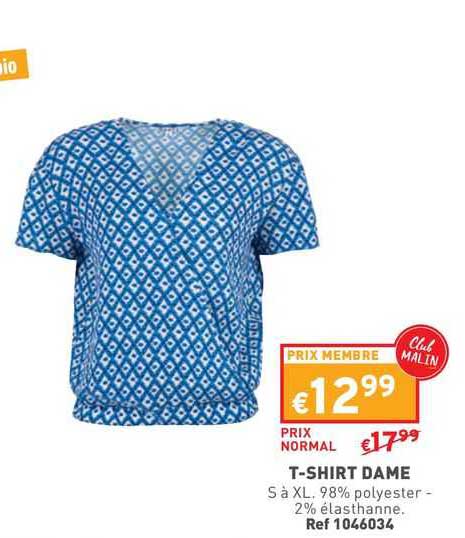 t-shirt dame