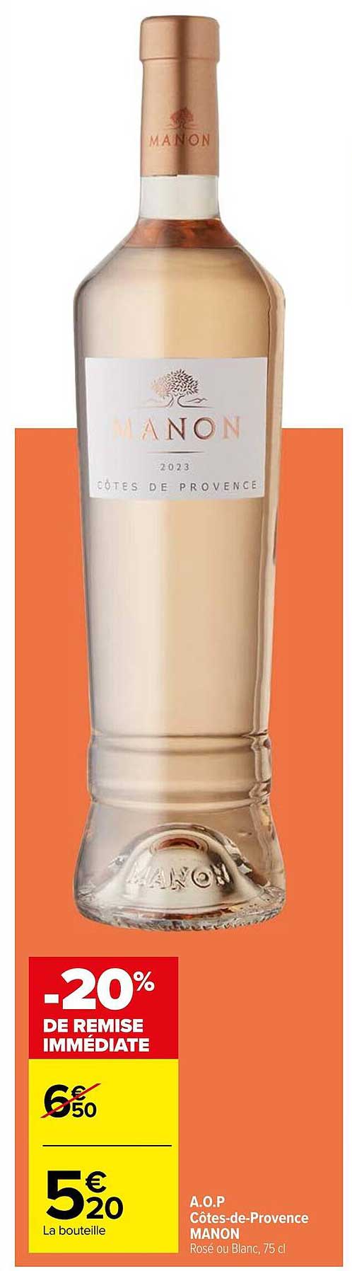 a.o.p. côtes-de-provence manon