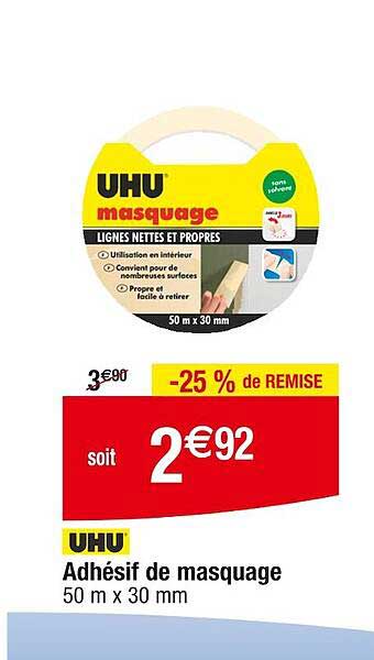 Adhésif De Masquate Uhu
